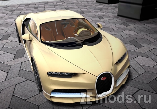 Bugatti Chiron 2016 для City Car Driving