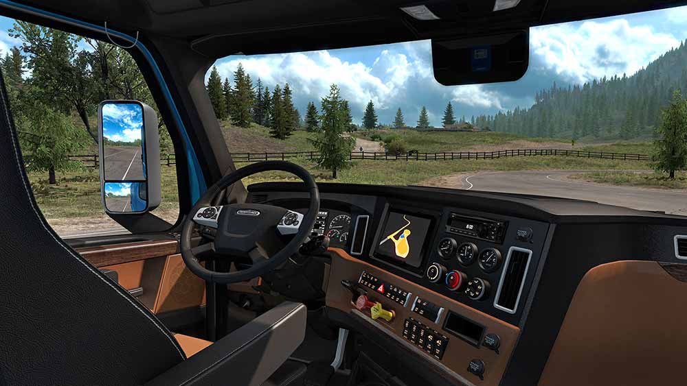 Мод на грузовик Freightliner Cascadia для Euro Truck Simulator 2