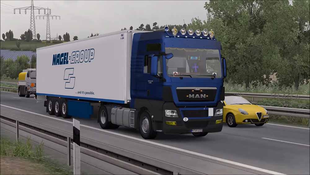грузовик MAN TGX Reworked для Euro Truck Simulator 2
