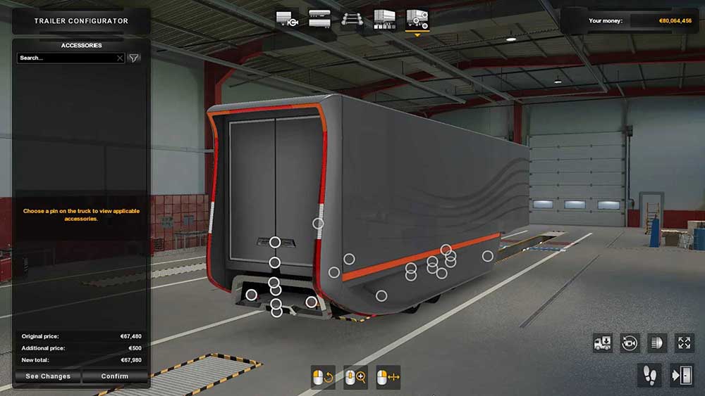 Прицеп Mercedes AeroDynamic Trailer для Euro Truck Simulator 2