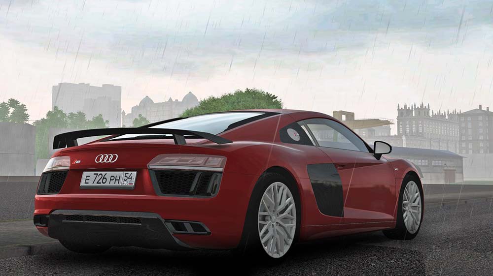 мод Audi R8 V10 Plus для City Car Driving