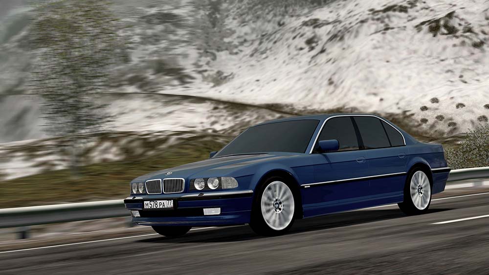 BMW E38 для City Car Driving 1.5.9.2