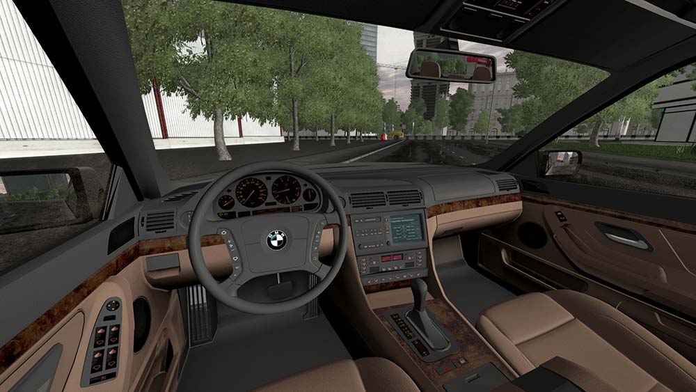 мод BMW E38 для City Car Driving