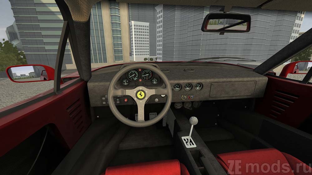 мод Ferrari F40 для City Car Driving