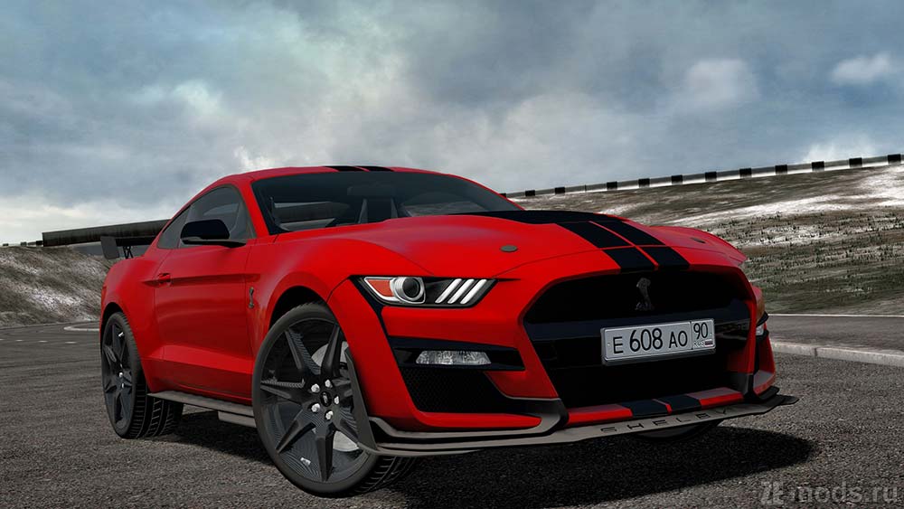 Ford Mustang Shelby GT500 для City Car Driving 1.5.9.2