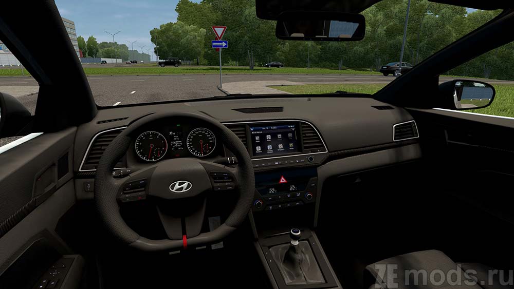 мод Hyundai Elantra для City Car Driving