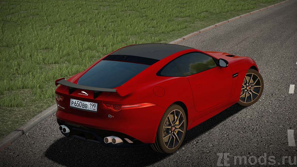 мод Jaguar F-Type SVR для City Car Driving