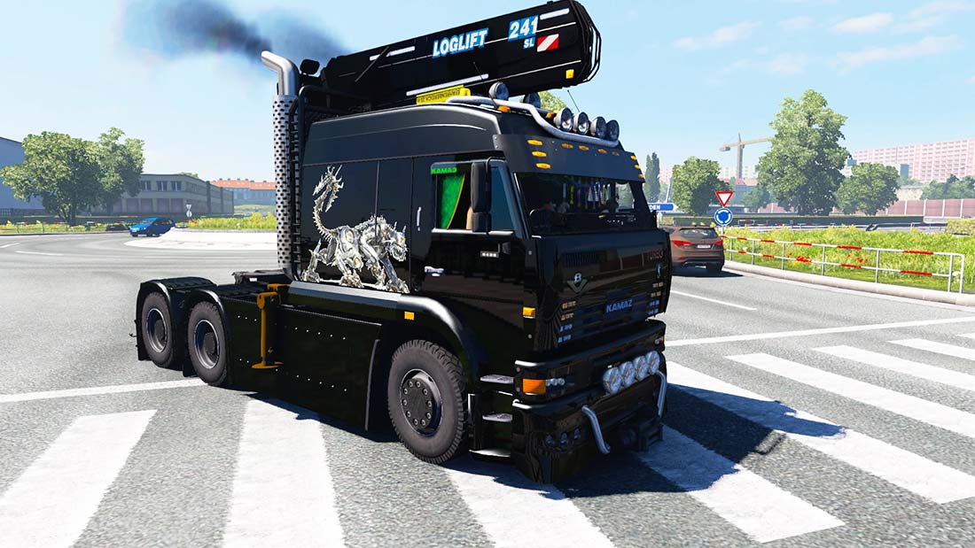 КамАЗ 6460 Turbo Diesel для Euro Truck Simulator 2 (1.43)
