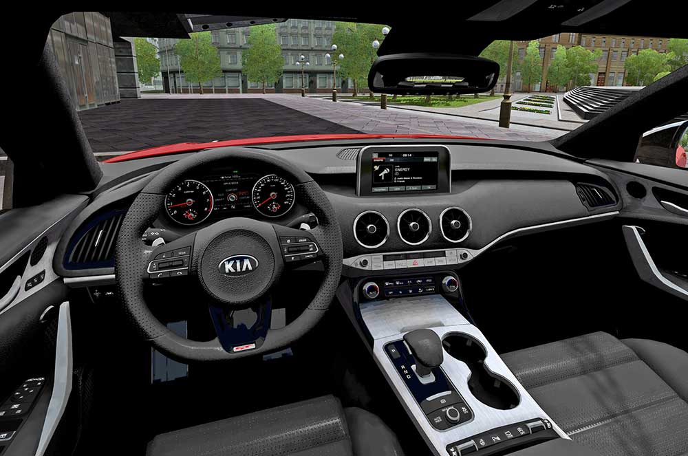 мод Kia Stinger GT для City Car Driving