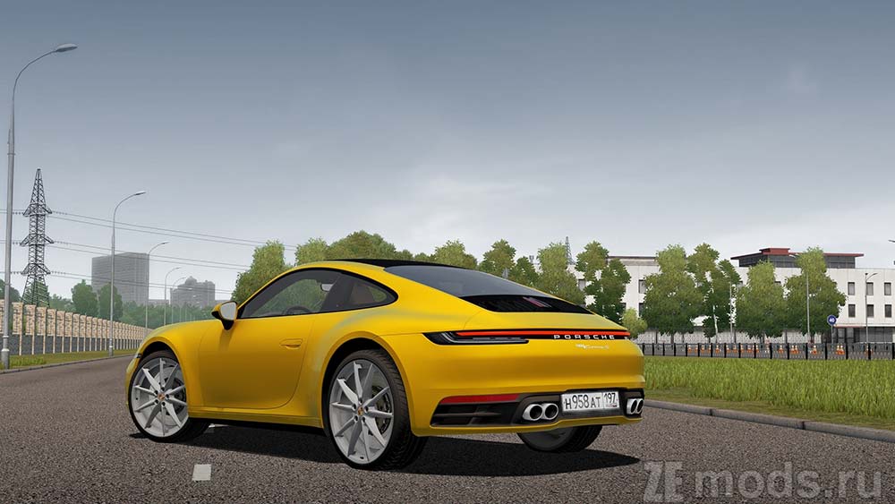 мод Porsche 911 Carrera S для City Car Driving