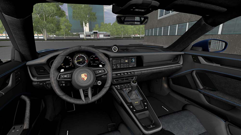 мод Porsche 911 GT3 (922) для City Car Driving