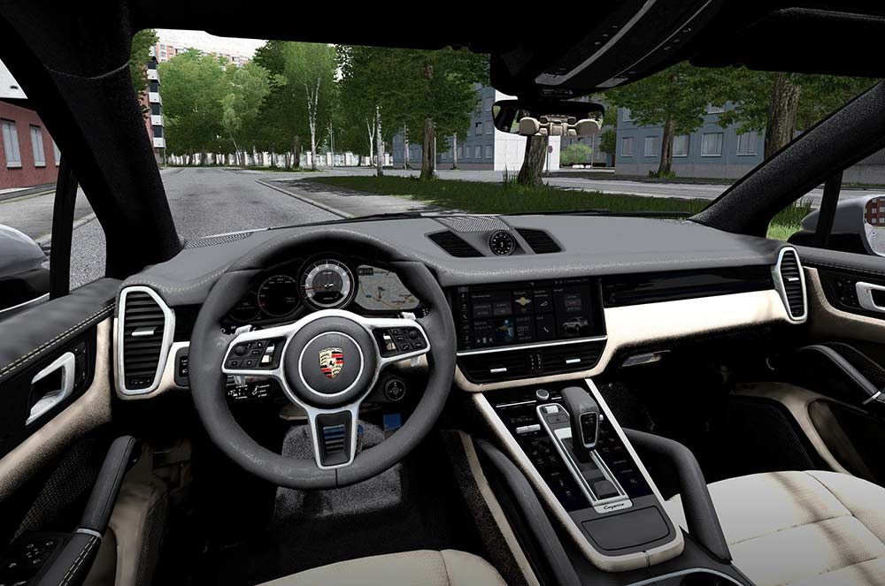 мод Porsche Cayenne S для City Car Driving