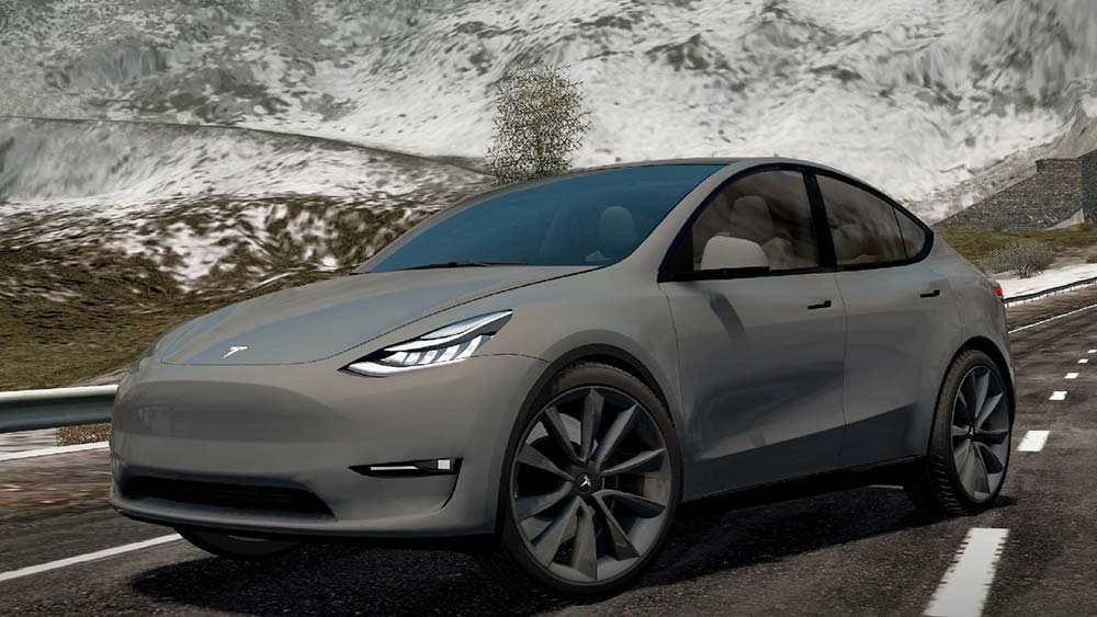 Tesla Model Y для City Car Driving 1.5.9.2