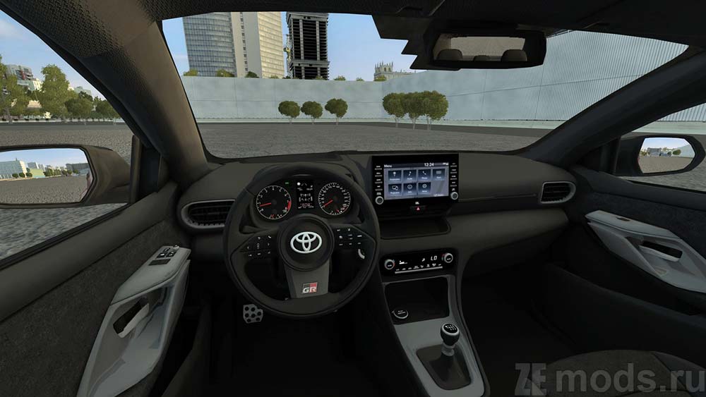мод Toyota GR Yaris для City Car Driving