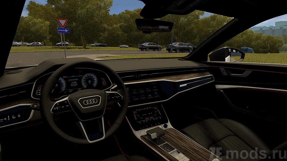 мод Audi A6 для City Car Driving 1.5.9.2