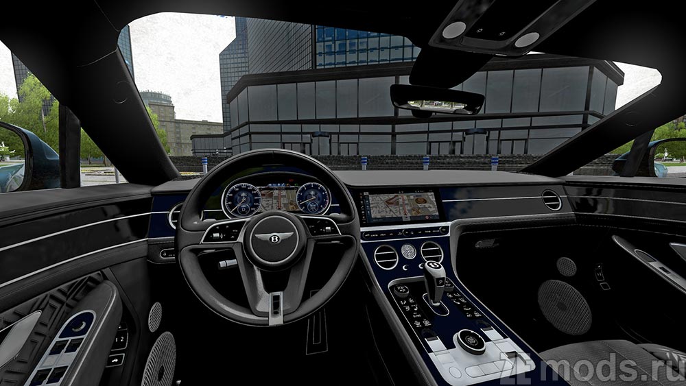 мод Bentley Continental GT для City Car Driving 1.5.9.2