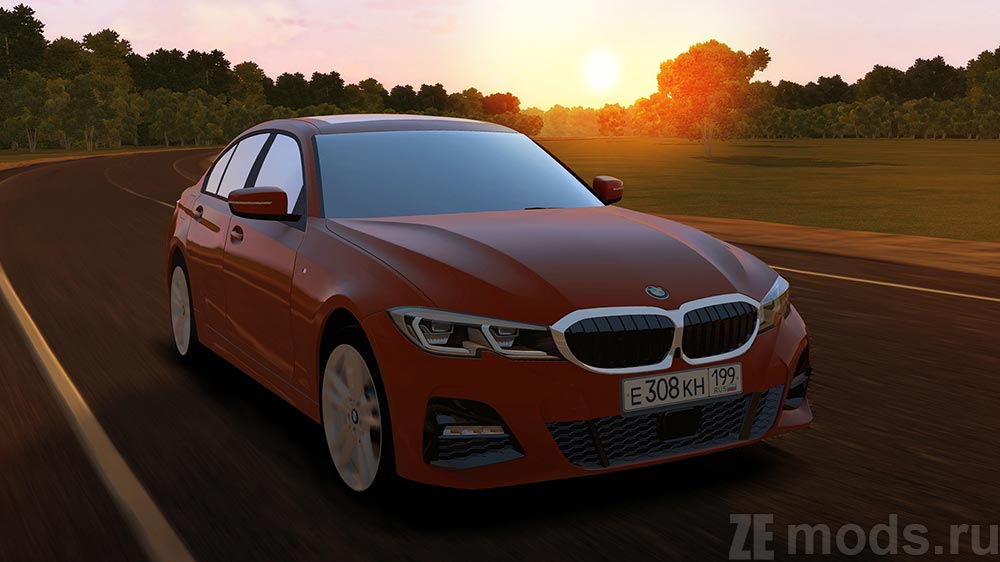 BMW 3-Series G20 M-Sport для City Car Driving 1.5.9.2