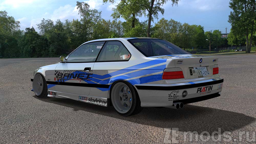 мод BMW E36 1jz для Assetto Corsa