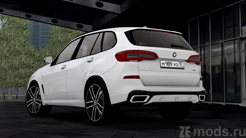 мод BMW X5 G05 M-Sport для City Car Driving 1.5.9.2