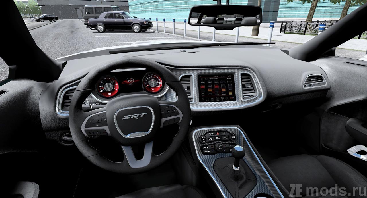 мод Dodge Challenger SRT Hellcat для City Car Driving 1.5.9.2