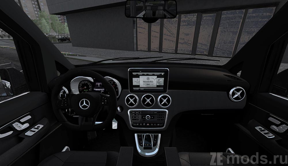 мод Mercedes-Benz V-Class для City Car Driving 1.5.9.2