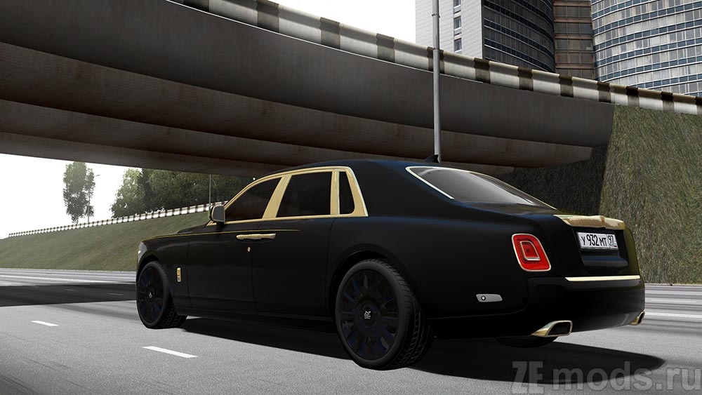 мод Rolls-Royce Phantom VIII для City Car Driving 1.5.9.2