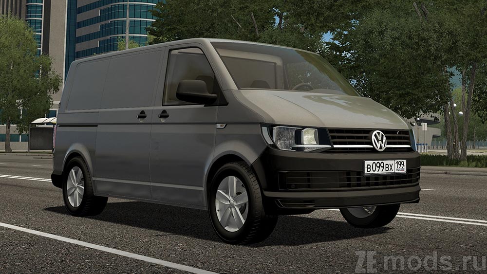 Volkswagen Transporter T6 для City Car Driving 1.5.9.2