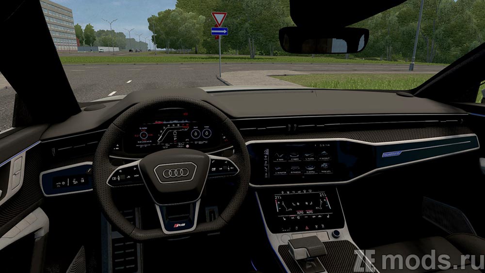 мод Audi RS6 Avant (C8) для City Car Driving 1.5.9.2