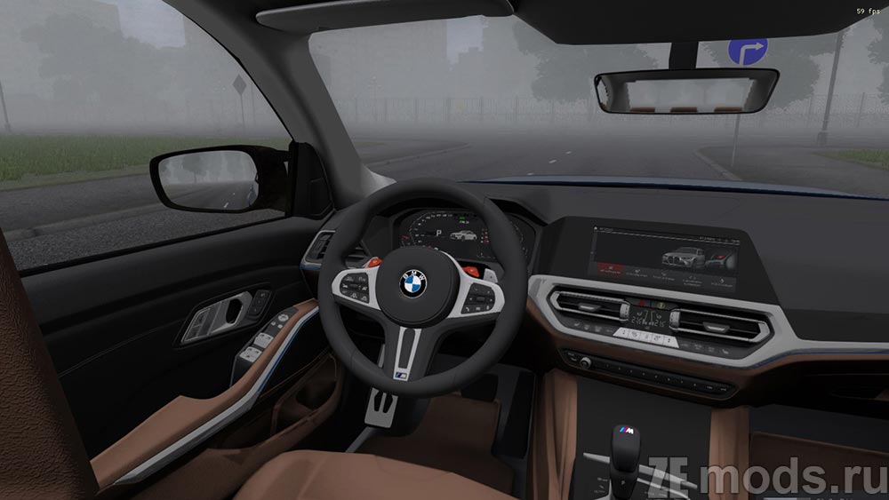 мод BMW M3 G80 2020 для City Car Driving 1.5.9.2