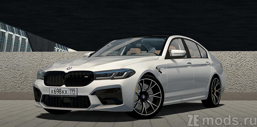 BMW M5 F90 Competition 2020 для City Car Driving 1.5.9.2