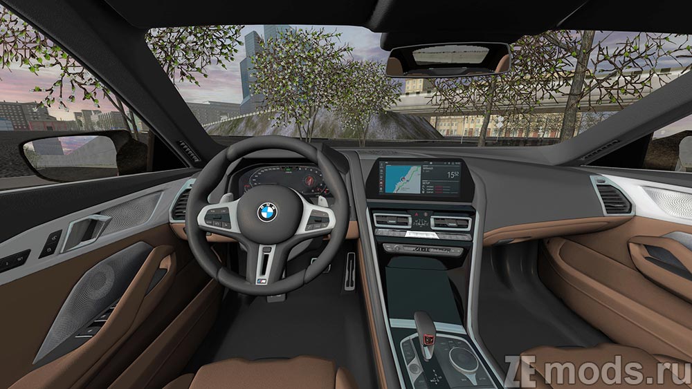 мод BMW M8 Cabrio для City Car Driving 1.5.9.2