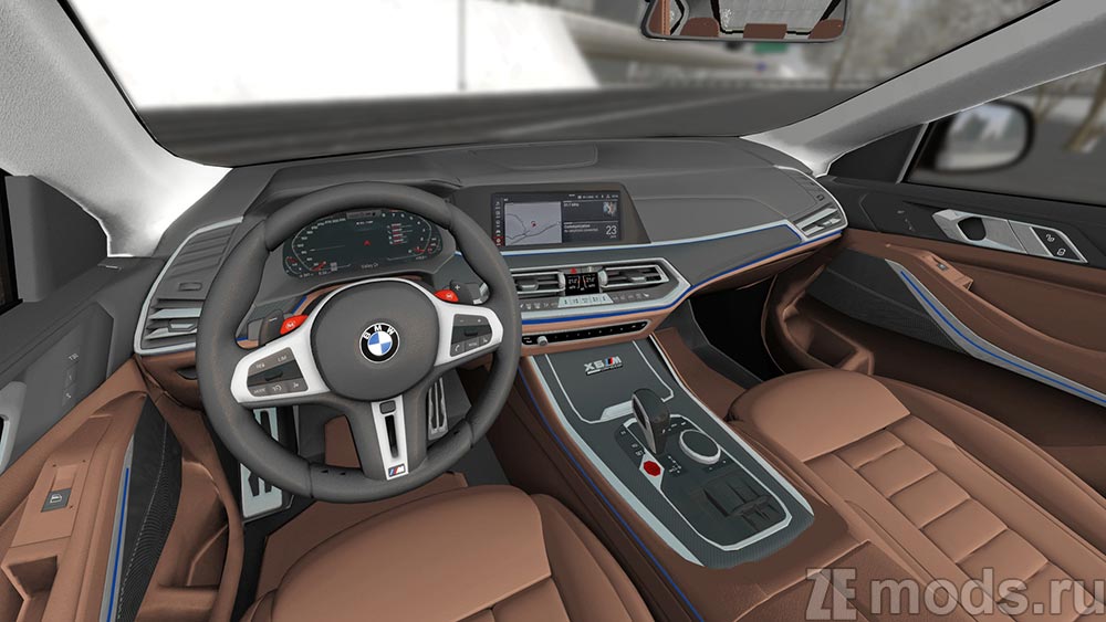 мод BMW X6M Competition F96 2020 для City Car Driving 1.5.9.2