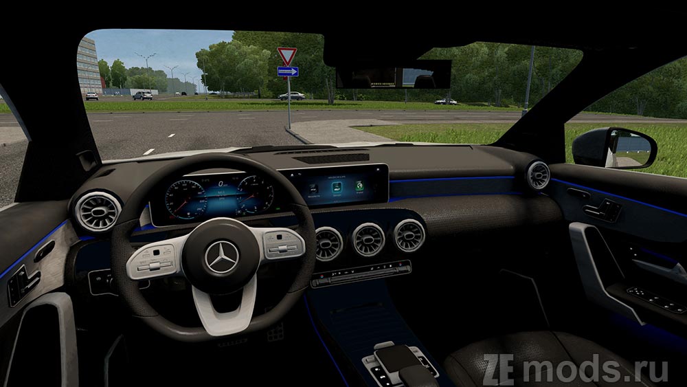 мод Mercedes-Benz CLA250 / CLA35 AMG для City Car Driving 1.5.9.2