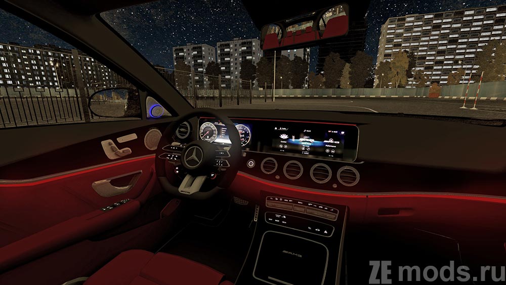 мод Mercedes-Benz E63S 4MATIC+ 2020 для City Car Driving 1.5.9.2