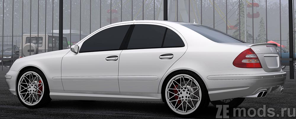 мод Mercedes-Benz W211 E55 AMG V2 для City Car Driving 1.5.9.2
