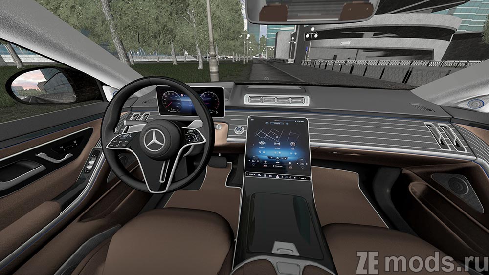 мод Mercedes-Benz W223 S450 4MATIC для City Car Driving 1.5.9.2
