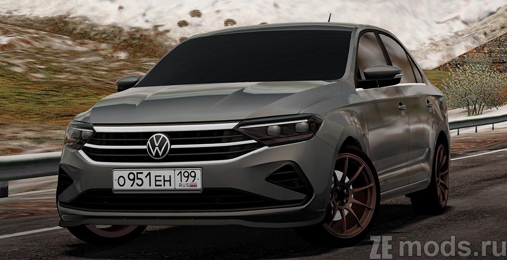 Volkswagen Polo 1.6 MPI 2020 для City Car Driving 1.5.9.2
