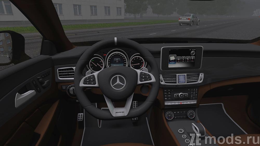 мод Mercedes-Benz CLS 63 AMG 4Matic 2015 для City Car Driving 1.5.9.2