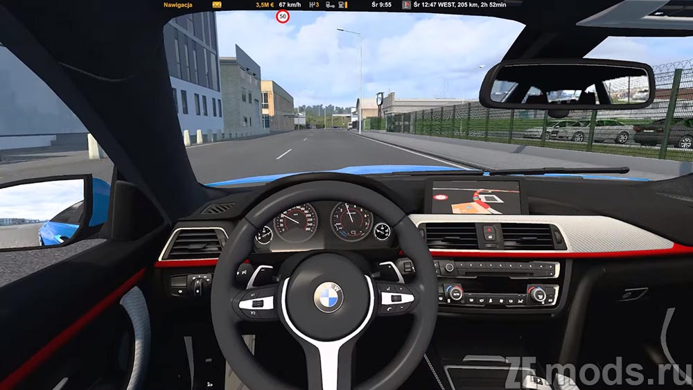 BMW 320I F30 M для Euro Truck Simulator 2
