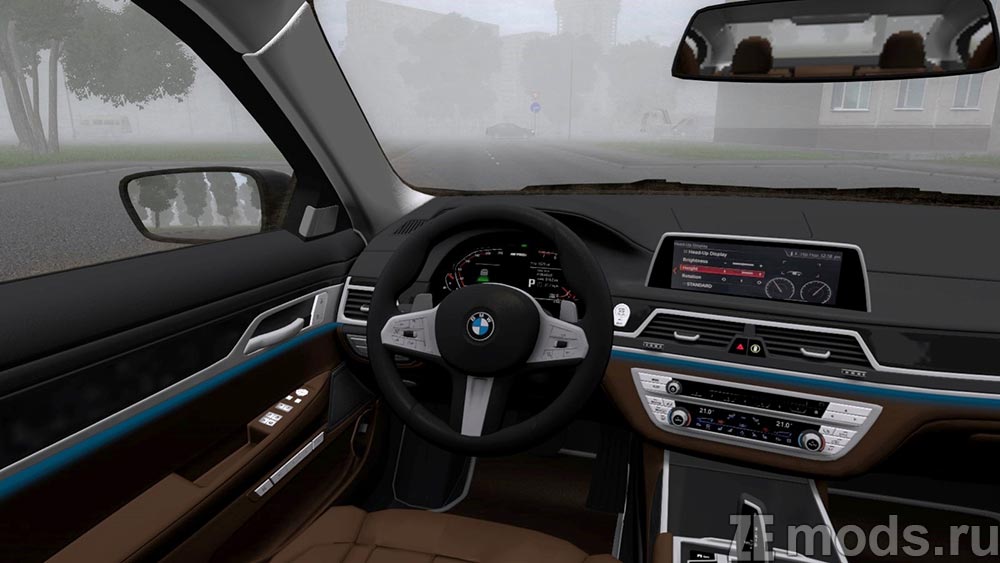 мод BMW 750i G11 2019 для City Car Driving 1.5.9.2