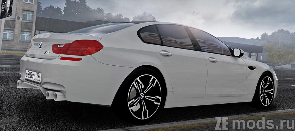 мод BMW Gran Coupe M6 (F06) для City Car Driving 1.5.9.2