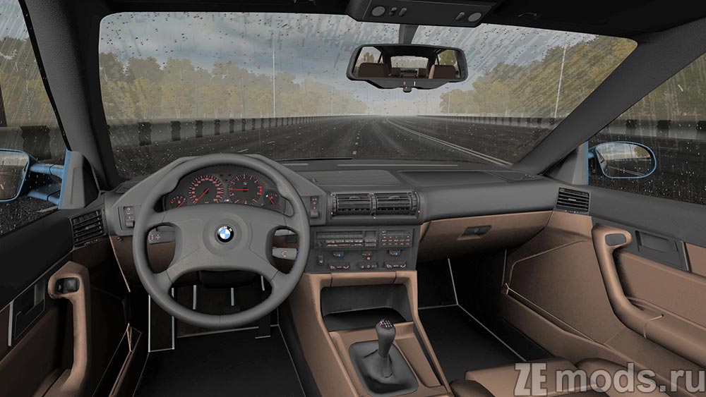 мод BMW M5 E34 для City Car Driving 1.5.9.2
