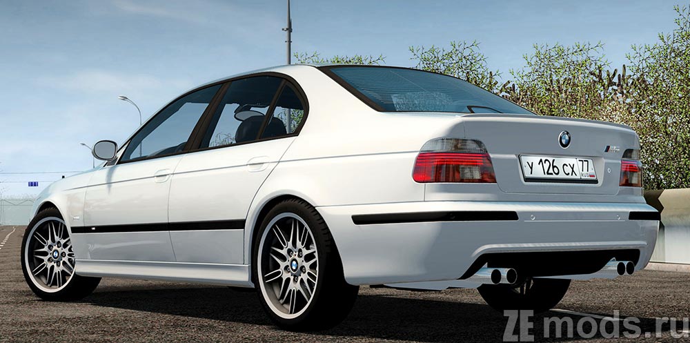 мод BMW M5 E39 для City Car Driving 1.5.9.2