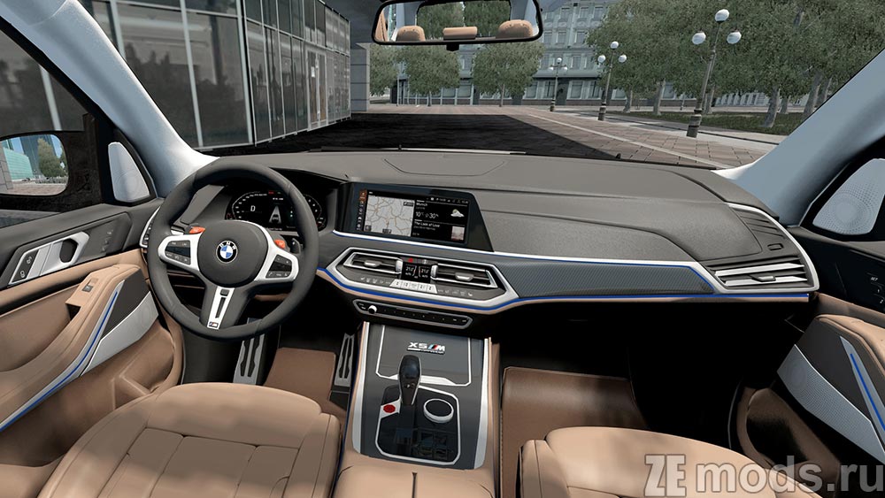 мод BMW X5M F95 Competition для City Car Driving 1.5.9.2