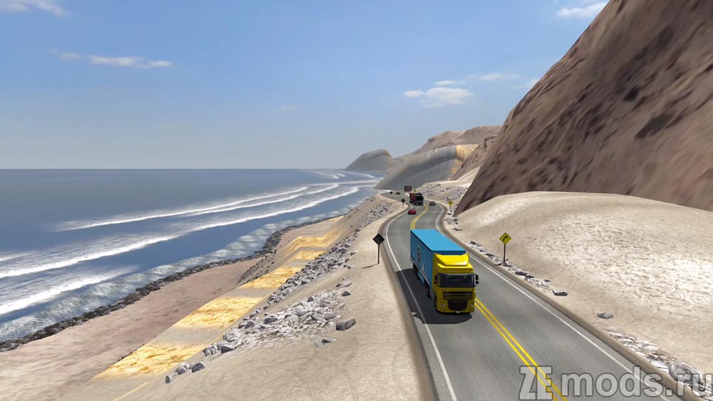 Карта "Южная Америка" для Euro Truck Simulator 2 (1.45)
