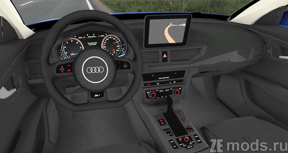 мод Audi RS7 Sportback 2013 4G8 для Euro Truck Simulator 2