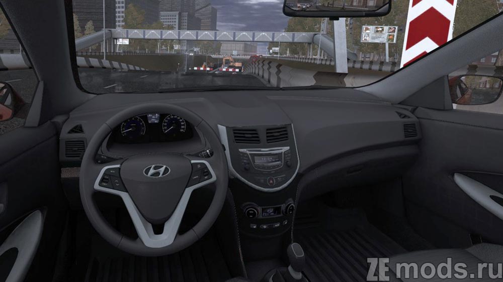 мод Hyundai Solaris 2011 для City Car Driving 1.5.9.2