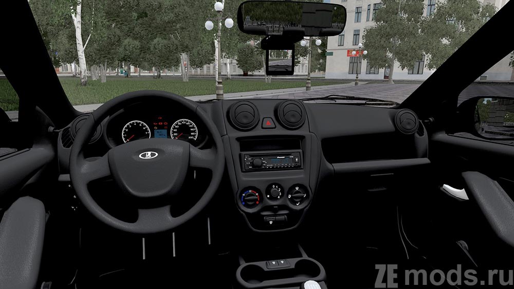 мод Lada Granta 2012 для City Car Driving 1.5.9.2