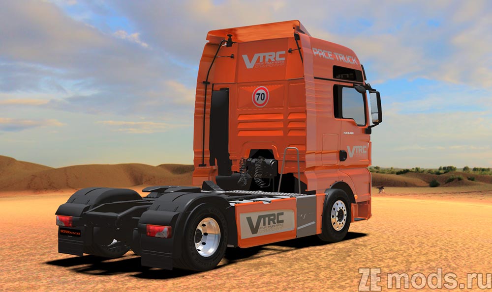 мод MAN VTRC Pace Truck для Assetto Corsa