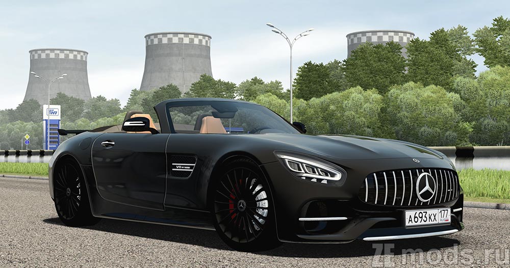 Mercedes-AMG GT C Roadster для City Car Driving 1.5.9.2